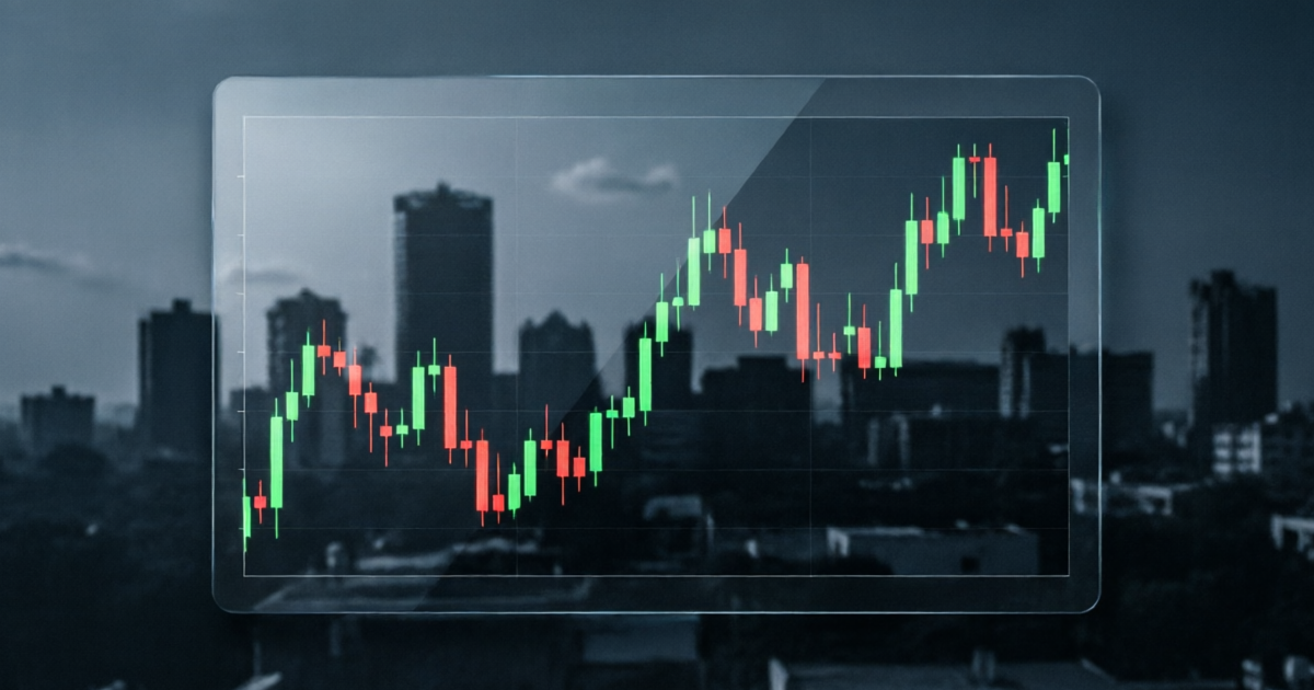 Professional forex trading dashboard with candlestick charts showing market analysis for Exness Kenya broker review