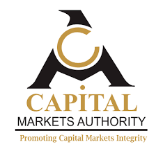 Illustration representing Kenya's Capital Markets Authority regulatory framework showing financial protection shield and verification symbols